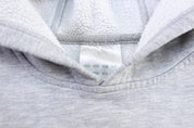 Y2K Adidas Embroidered Logo Grey & Black Striped Pullover Hoodie - Jackets - Thrifted Threads
