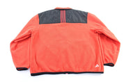 Y2K Adidas Embroidered Logo University of Nebraska Fleece Zip Up Jacket - Jacket - Thrifted Threads