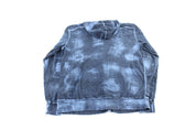 Y2K Affliction Embroidered Blue Zip Up Hoodie - ThriftedThreads.com
