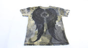 Y2K Affliction Live Fast Winged T-Shirt - ThriftedThreads.com