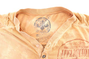 Y2K Affliction Seek & Destroy Orange T-Shirt - ThriftedThreads.com