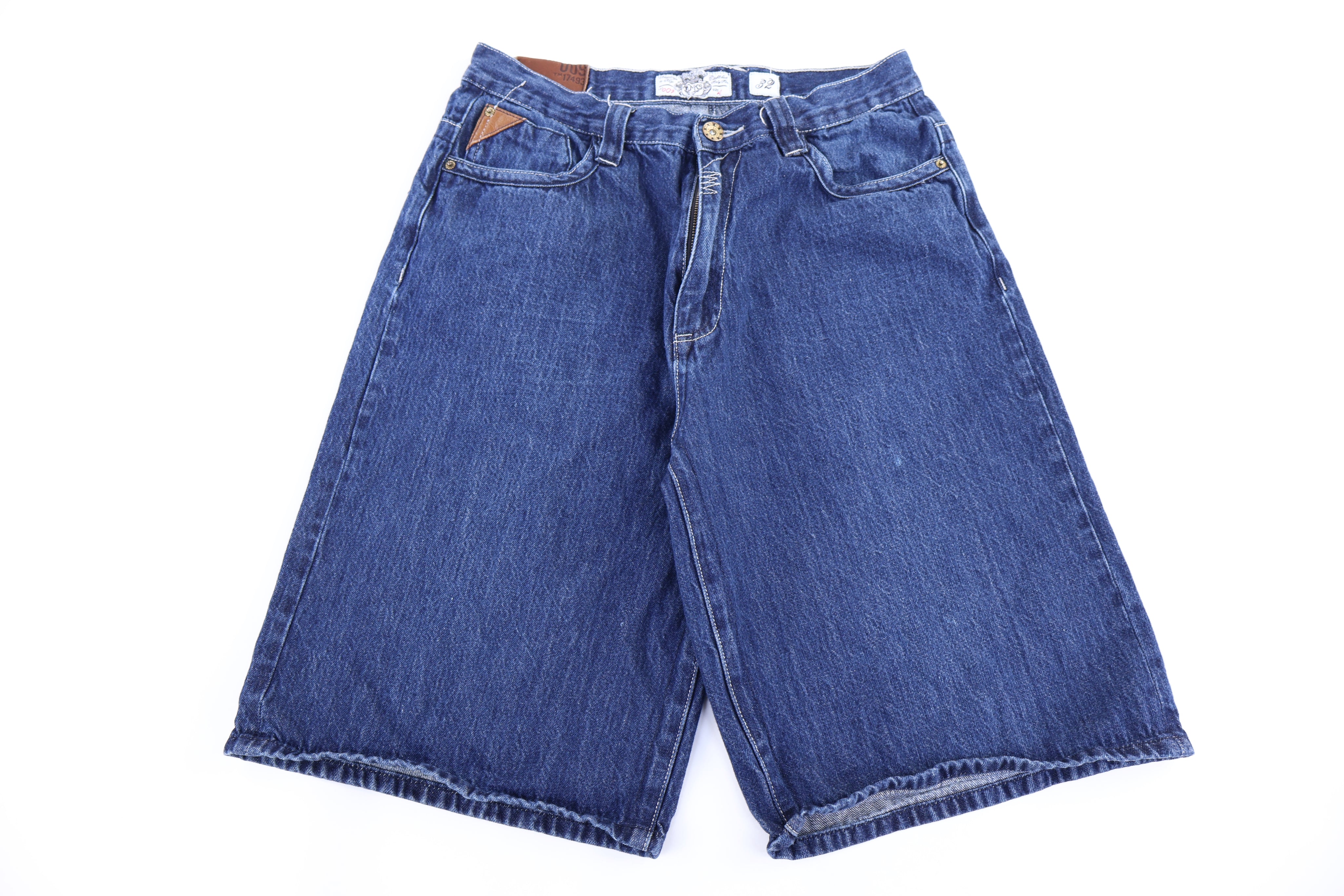 Y2K Akademiks Dark Wash Denim Shorts - Pants/Shorts - Thrifted Threads