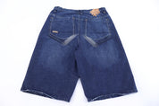 Y2K Akademiks Dark Wash Denim Shorts - Pants/Shorts - Thrifted Threads