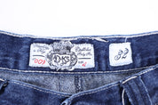 Y2K Akademiks Dark Wash Denim Shorts - Pants/Shorts - Thrifted Threads