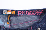 Y2K Akademiks Dark Wash Denim Shorts - Pants/Shorts - Thrifted Threads