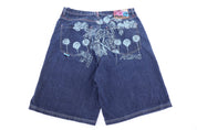 Y2K Akademiks Dark Wash Denim Shorts - Pants/Shorts - Thrifted Threads