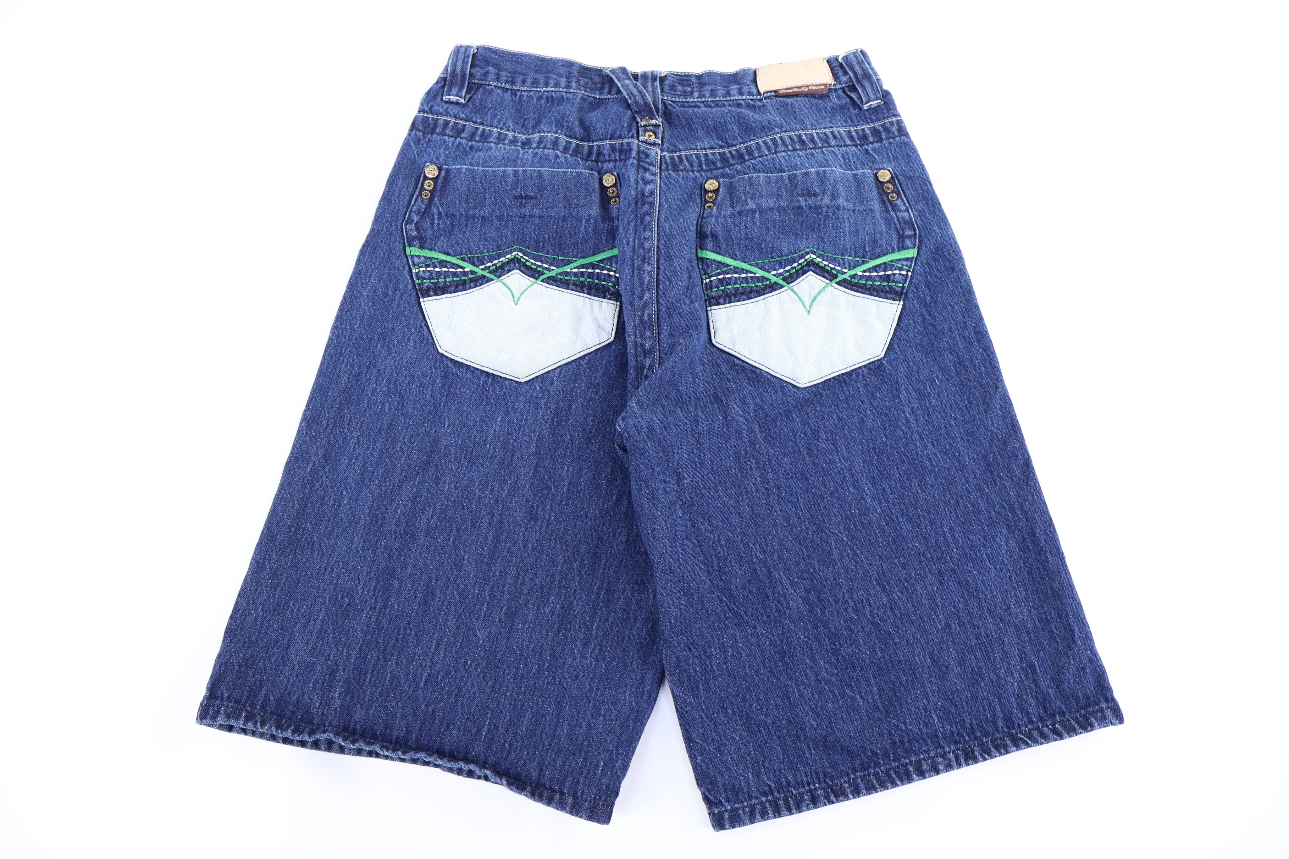 Y2K Akademiks Dark Wash Denim Shorts - Pants/Shorts - Thrifted Threads