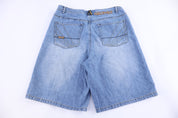 Y2K Akademiks Light Wash Denim Shorts - Pants/Shorts - Thrifted Threads