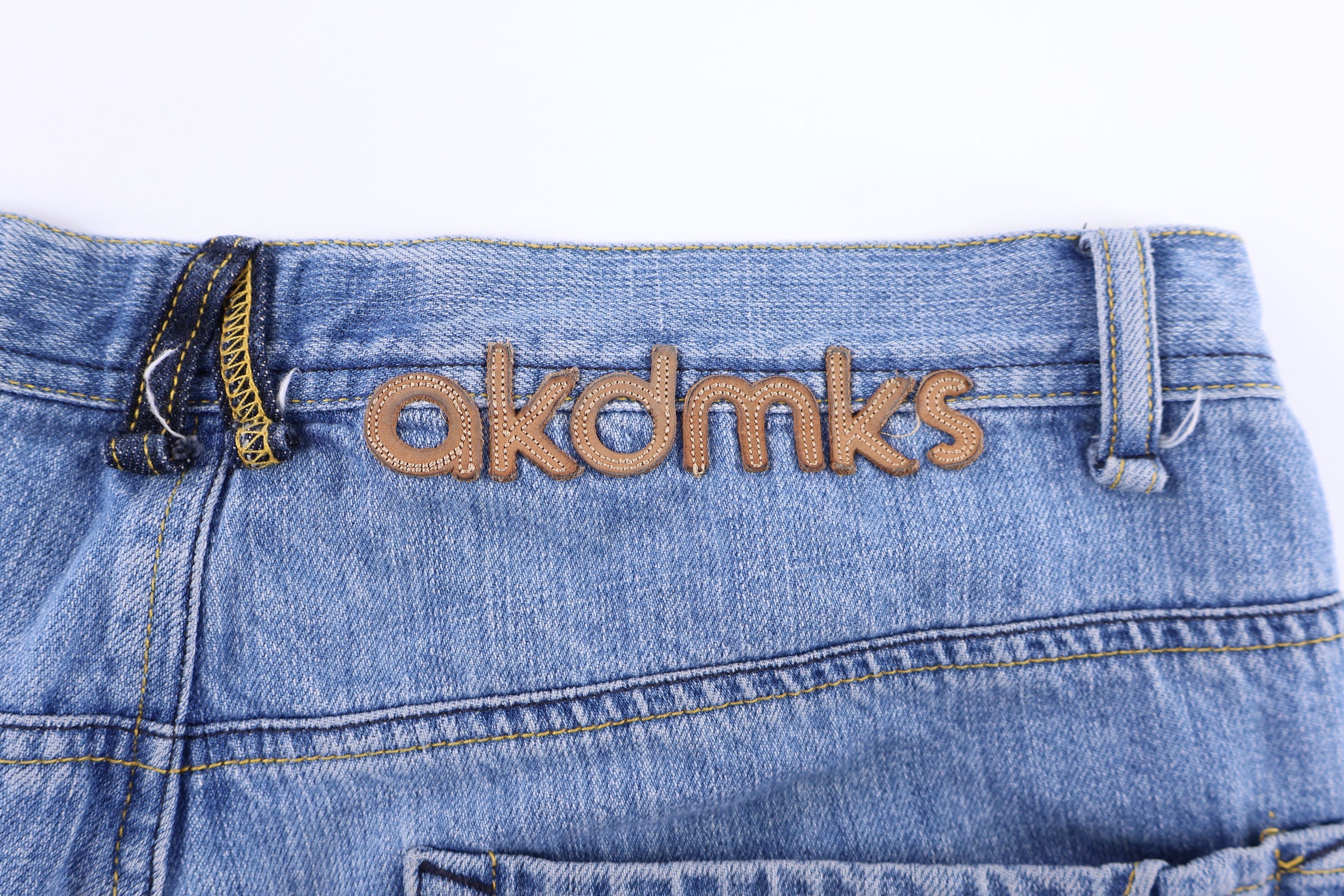 Y2K Akademiks Light Wash Denim Shorts - Pants/Shorts - Thrifted Threads