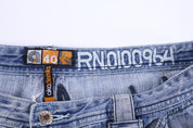 Y2K Akademiks Medium Wash Denim Shorts - Pants/Shorts - Thrifted Threads