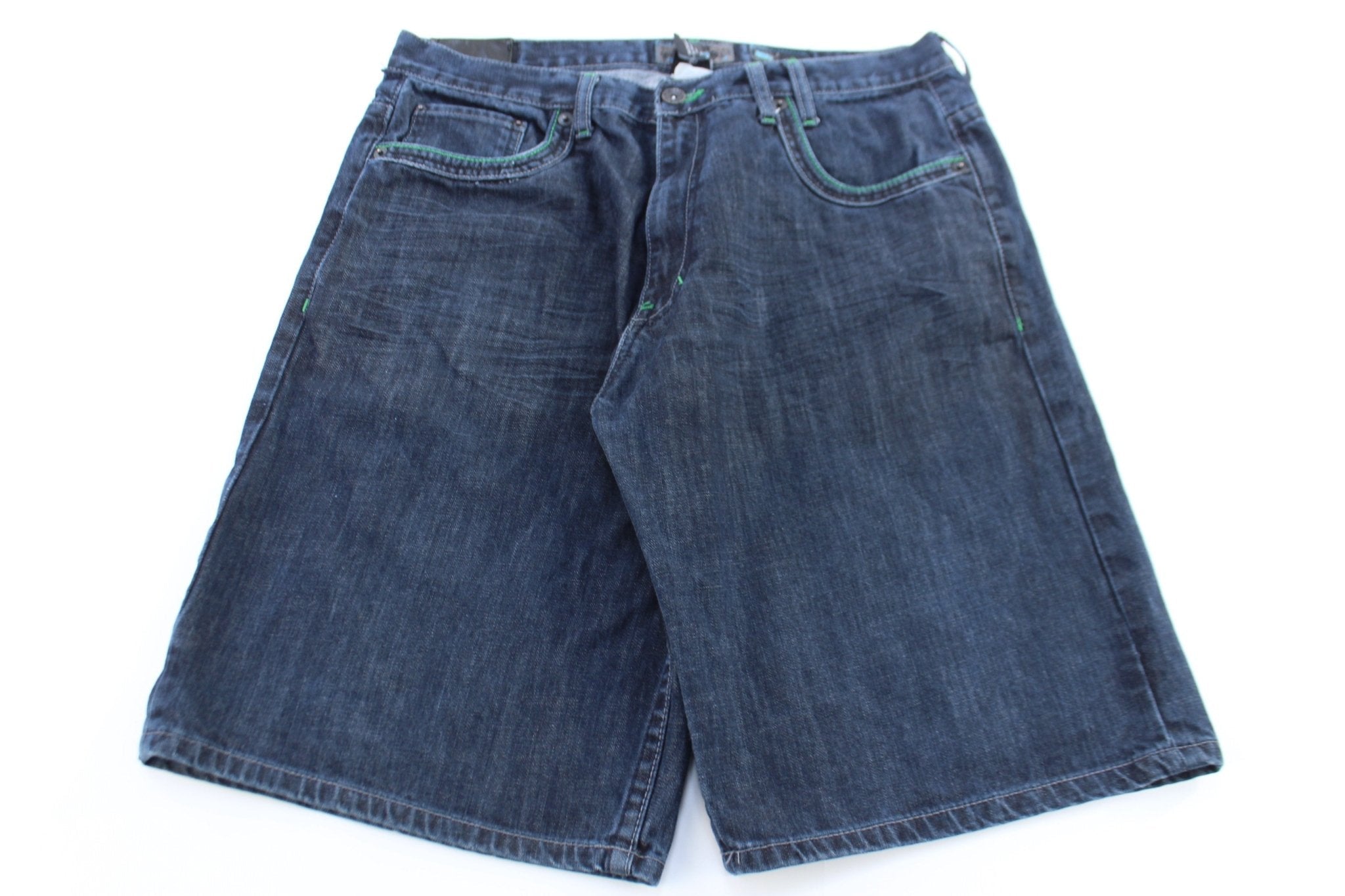 Y2K AKDMKS Dark Wash Denim Shorts - Pants/Shorts - Thrifted Threads
