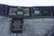 Y2K AKDMKS Dark Wash Denim Shorts - Pants/Shorts - Thrifted Threads