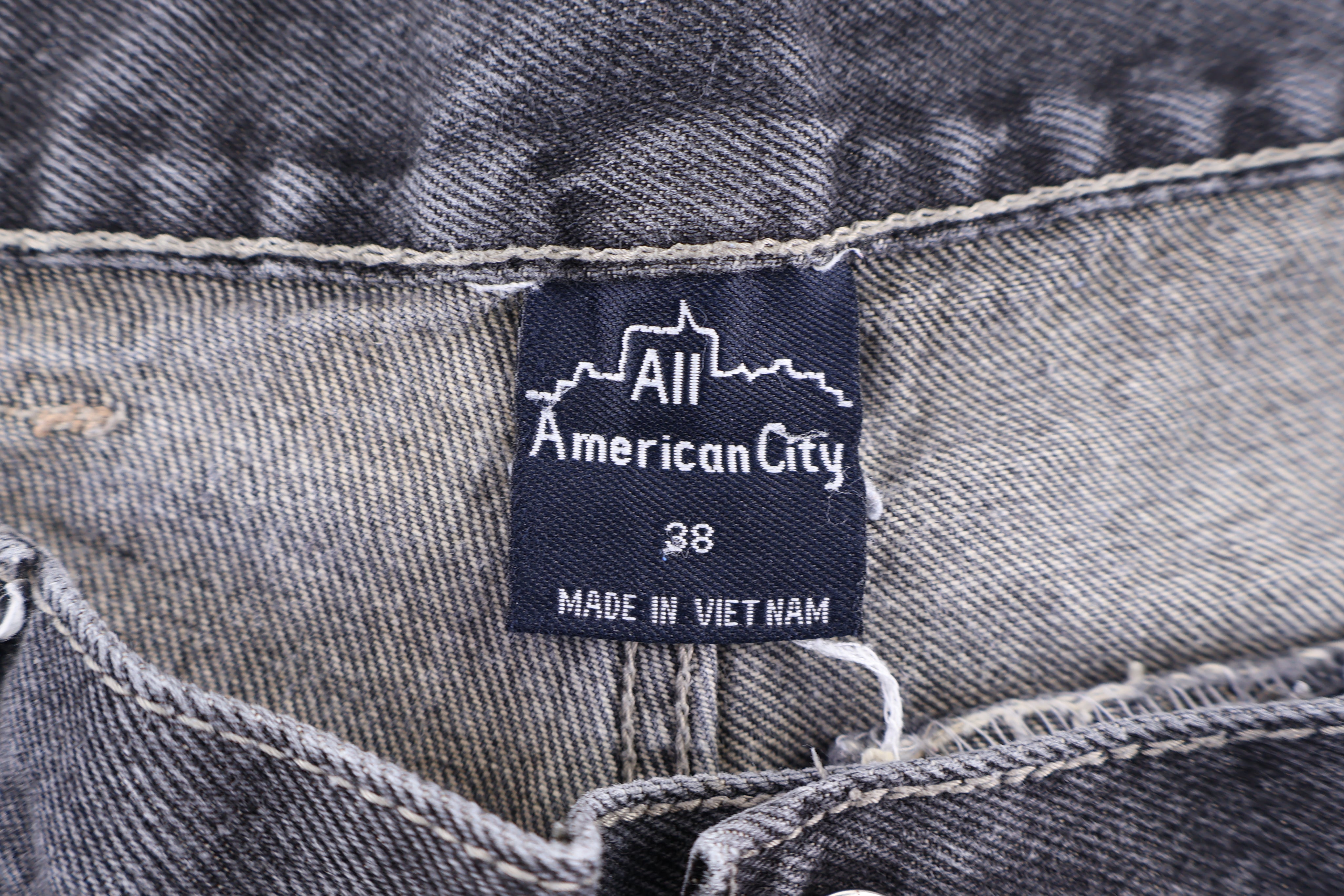 Y2K All American City Dark Wash Denim Shorts - Pants/Shorts - Thrifted Threads