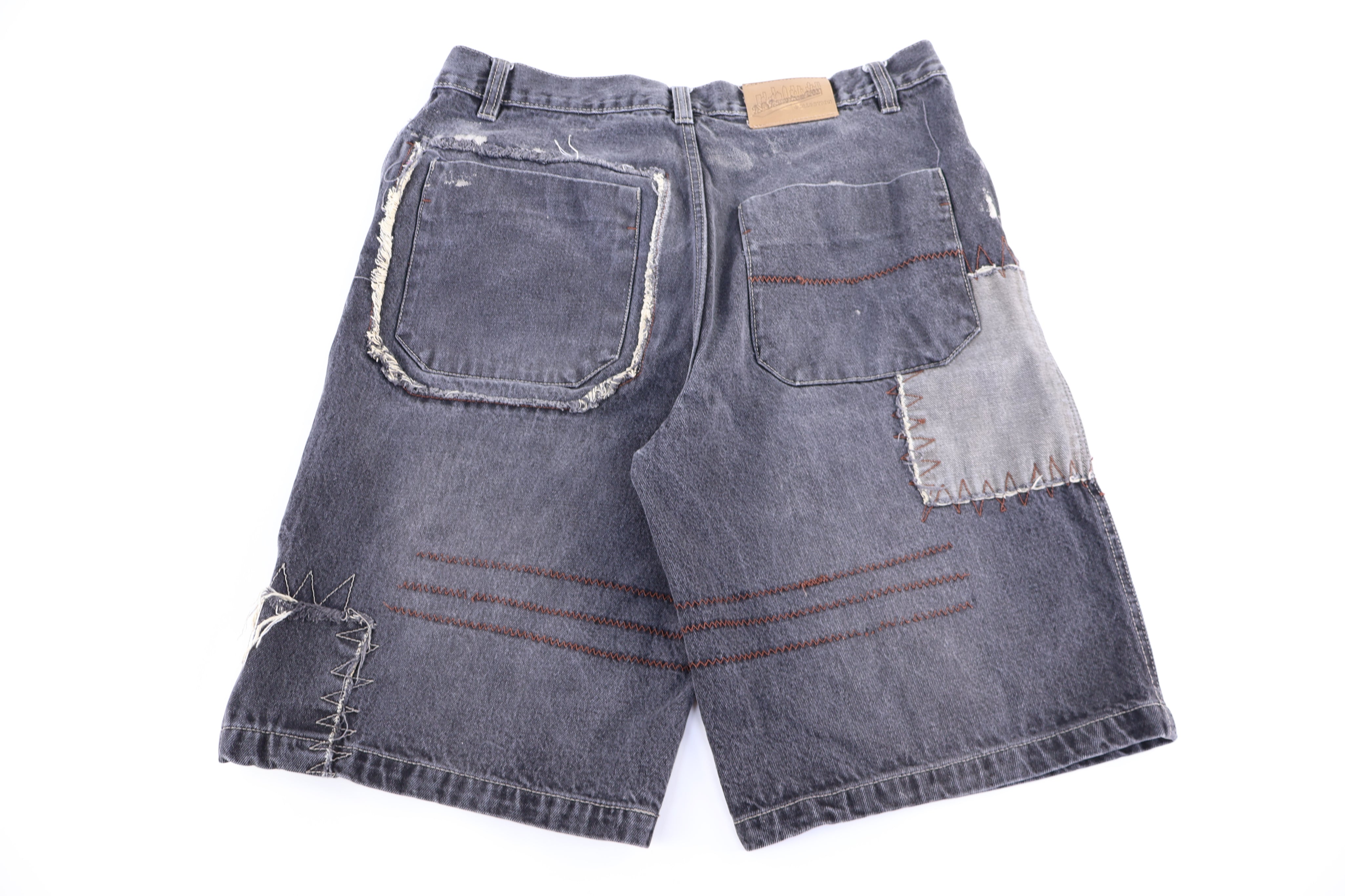 Y2K All American City Dark Wash Denim Shorts - Pants/Shorts - Thrifted Threads