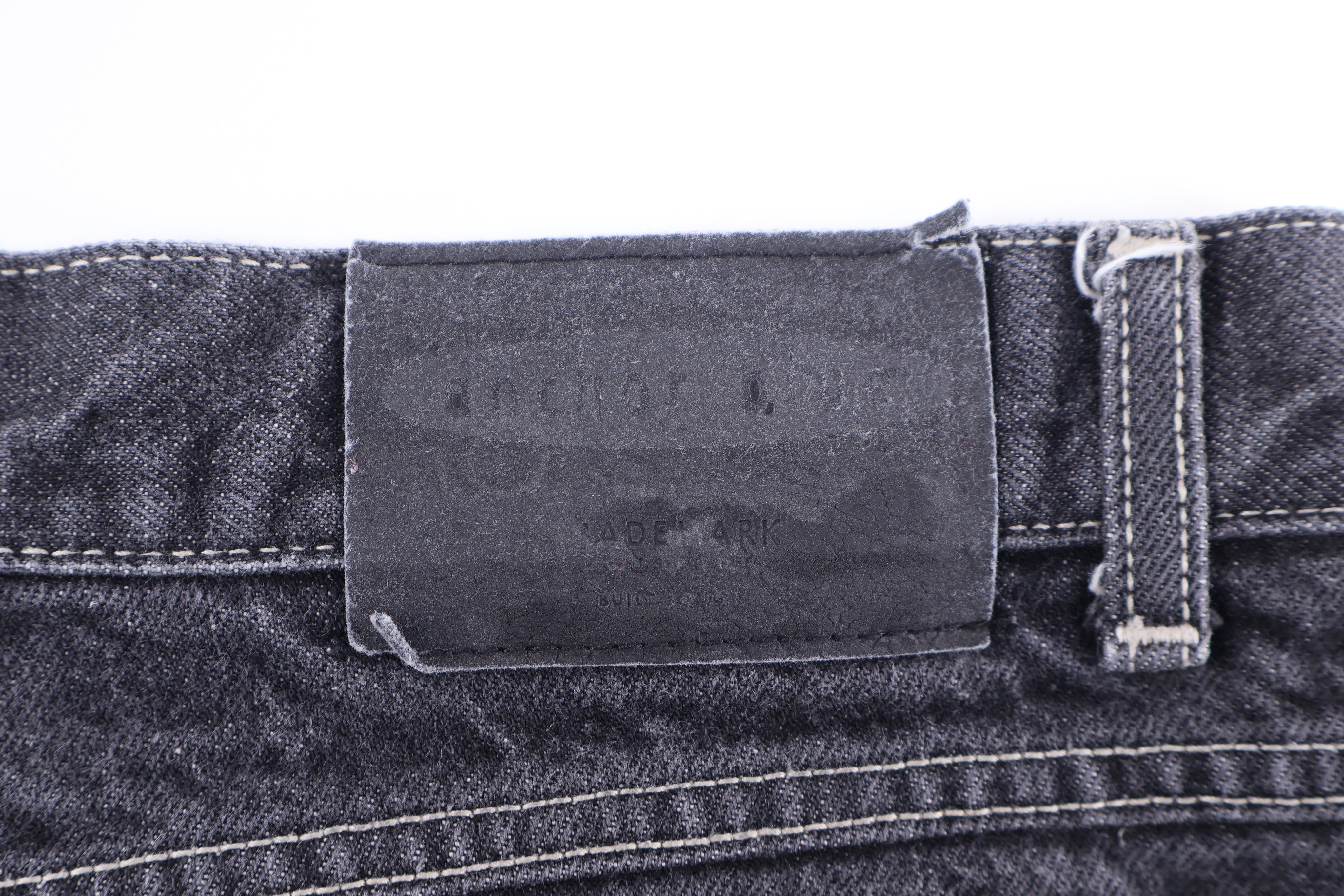Y2K Anchor Blue Dark Wash Denim Shorts - Pants/Shorts - Thrifted Threads