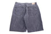 Y2K Anchor Blue Grey Denim Shorts - Pants/Shorts - Thrifted Threads