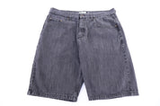 Y2K Anchor Blue Grey Denim Shorts - Pants/Shorts - Thrifted Threads