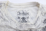 Y2K Archaic Affliction Graphic Tank Top - ThriftedThreads.com