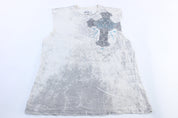 Y2K Archaic Affliction Graphic Tank Top - ThriftedThreads.com