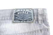 Y2K Avirex Grey Wash Denim Shorts - Pants/Shorts - Thrifted Threads