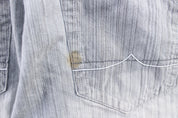 Y2K Avirex Grey Wash Denim Shorts - Pants/Shorts - Thrifted Threads