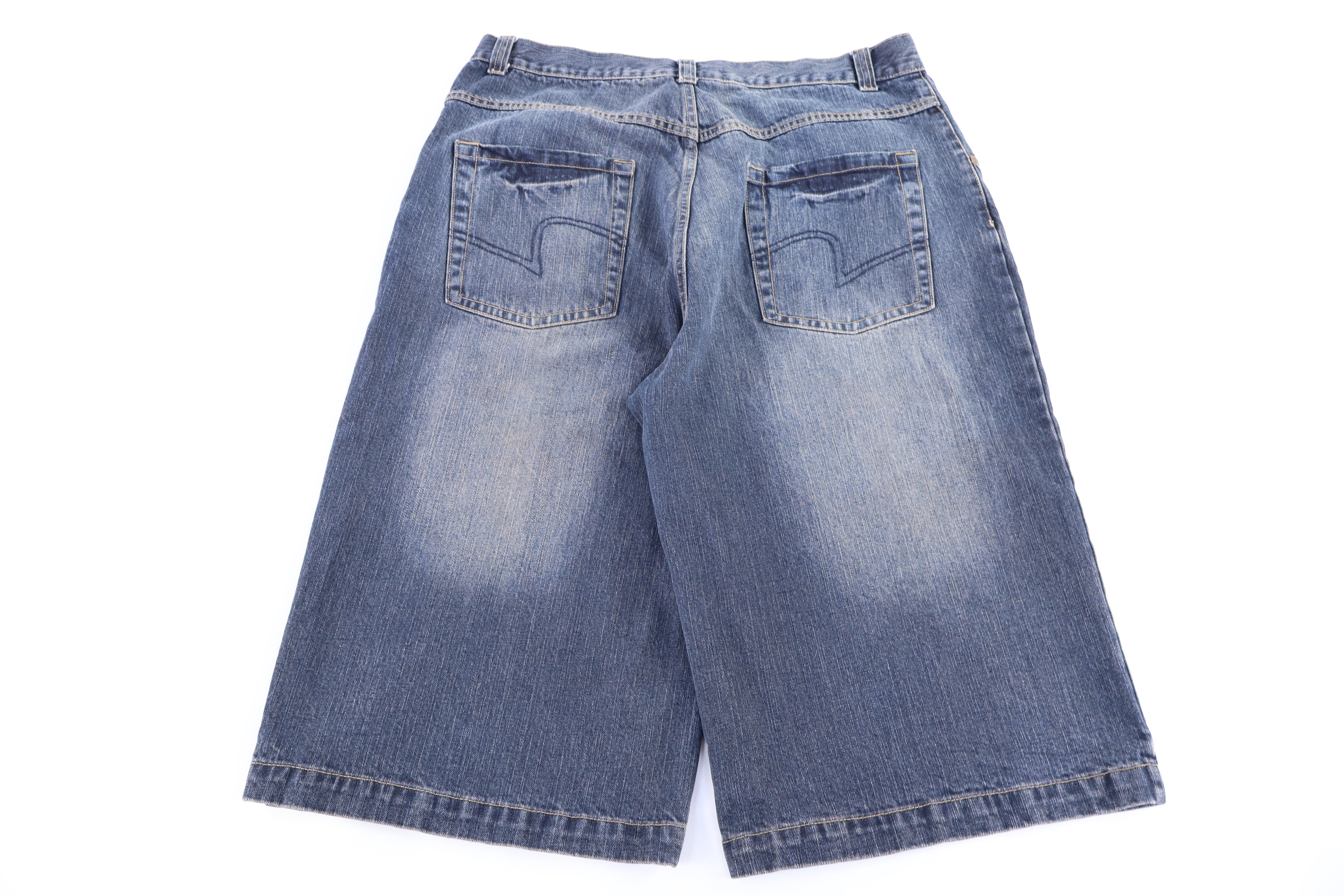 Y2K Banana Jack Dark Wash Denim Shorts - Pants/Shorts - Thrifted Threads