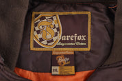 Y2K Barefox Brown Full Zip Bomber Jacket - Jacket - Thrifted Threads