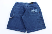 Y2K BIX Dark Wash Denim Shorts - Pants/Shorts - Thrifted Threads