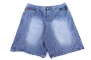 Y2K Brklyn Xpress Denim Shorts - Pants/Shorts - Thrifted Threads