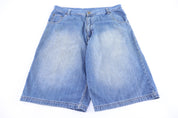 Y2K Brooklyn Unltd Medium Wash Denim Shorts - Pants/Shorts - Thrifted Threads