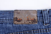 Y2K Brooklyn Xpress Blue Denim Shorts - Pants/Shorts - Thrifted Threads