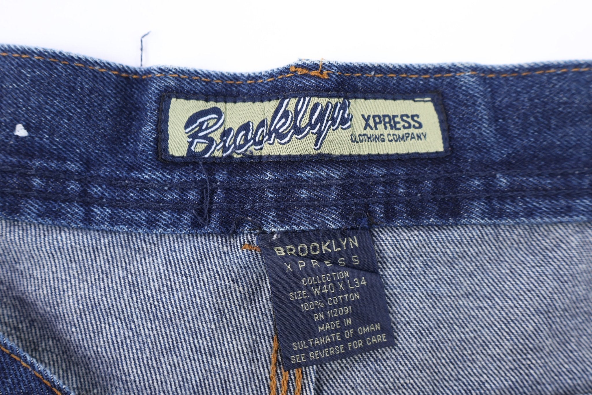Y2K Brooklyn Xpress Dark Wash Denim Jeans - Pants - Thrifted Threads