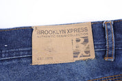 Y2K Brooklyn Xpress Dark Wash Denim Jeans - Pants - Thrifted Threads