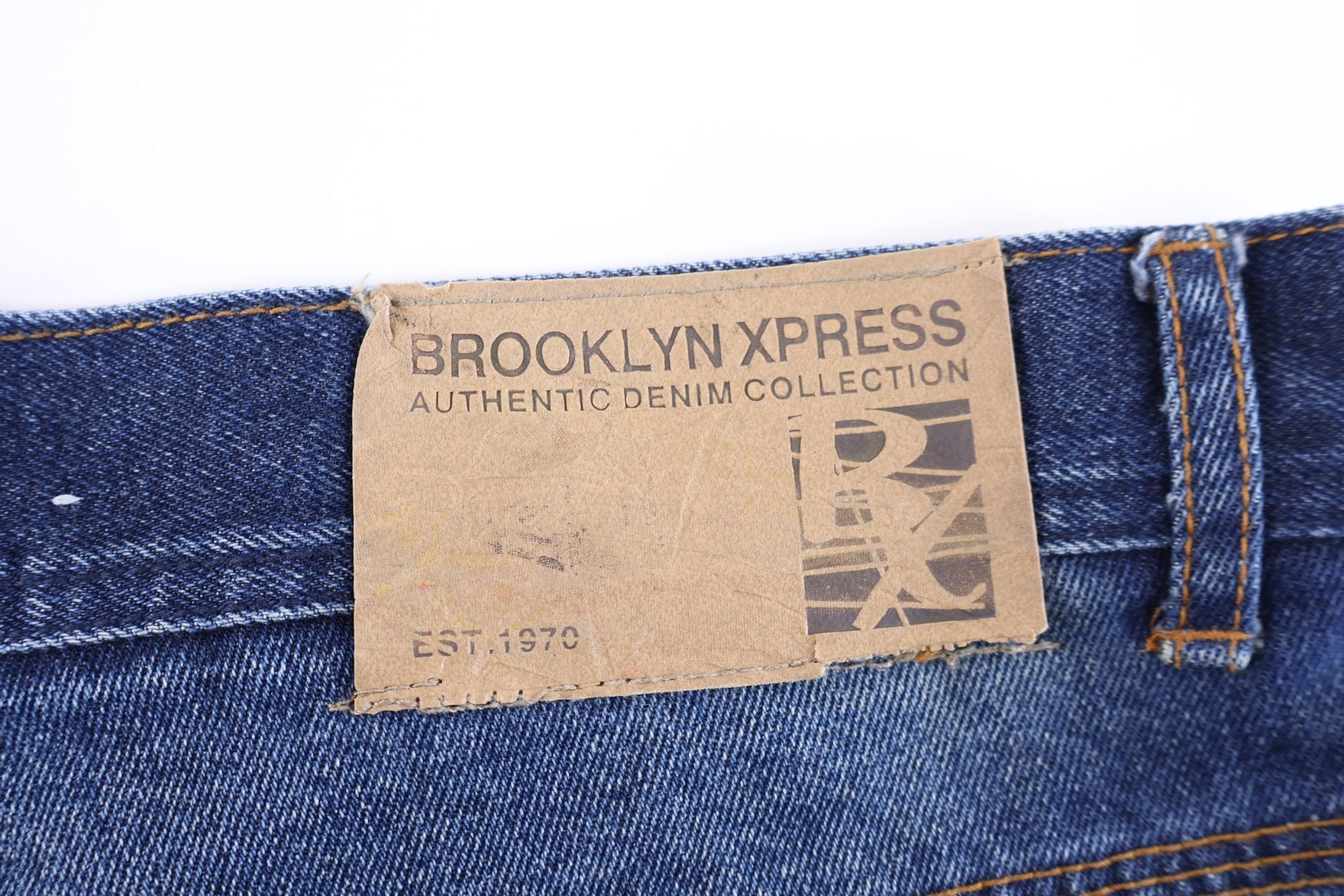 Y2K Brooklyn Xpress Dark Wash Denim Jeans - Pants - Thrifted Threads