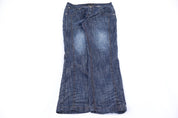 Y2K Brooklyn Xpress Dark Wash Denim Jeans - Pants - Thrifted Threads