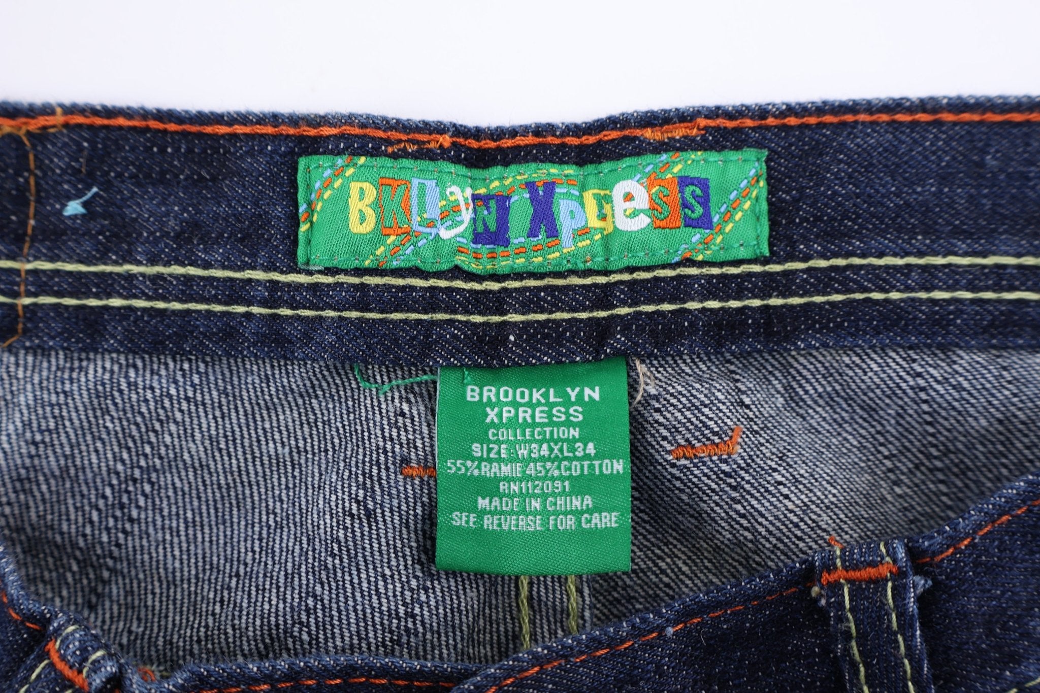 Y2K Brooklyn Xpress Dark Wash Denim Jeans - Pants/Shorts - Thrifted Threads