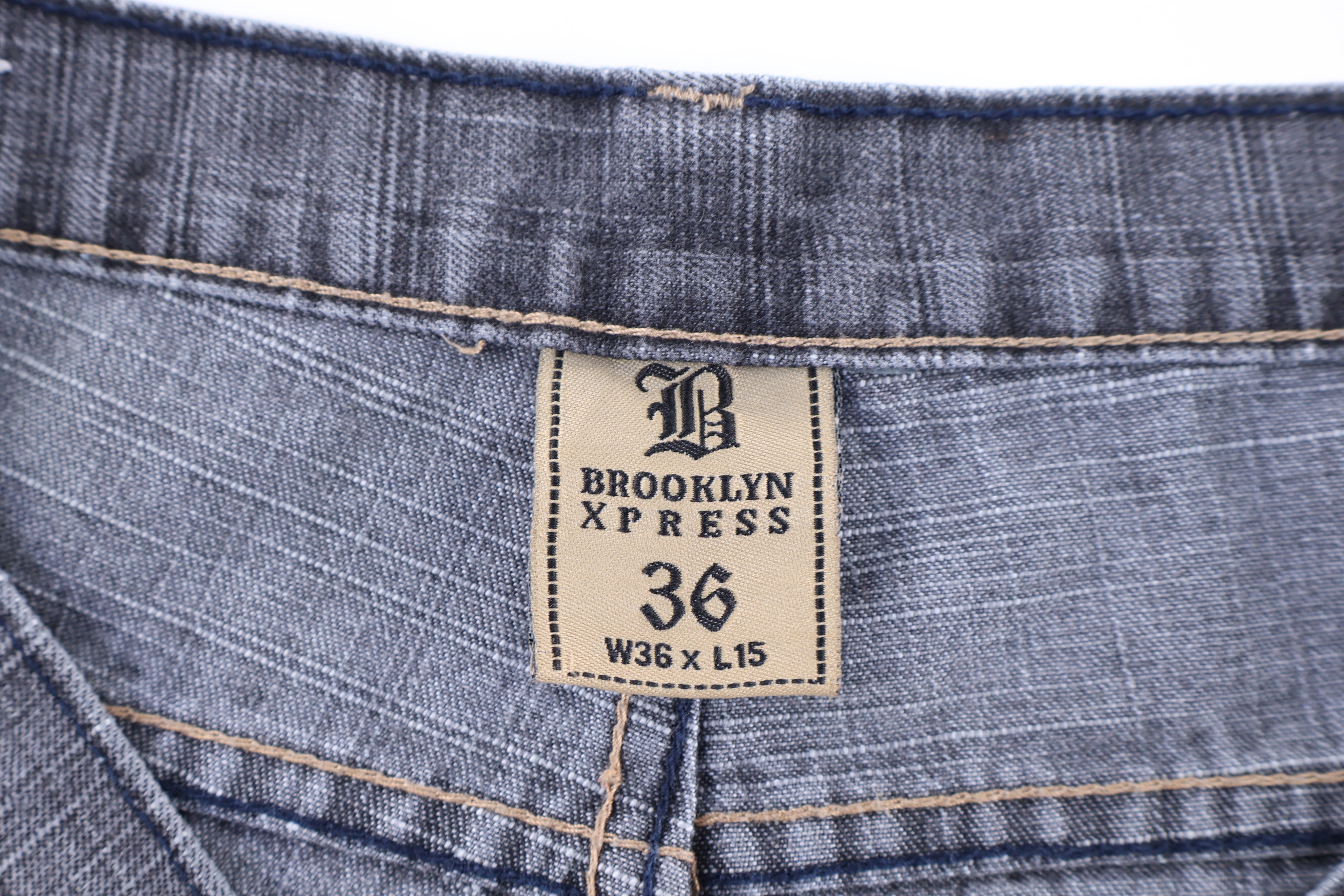 Y2K Brooklyn Xpress Dark Wash Denim Shorts - Pants/Shorts - Thrifted Threads
