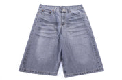 Y2K Brooklyn Xpress Dark Wash Denim Shorts - Pants/Shorts - Thrifted Threads
