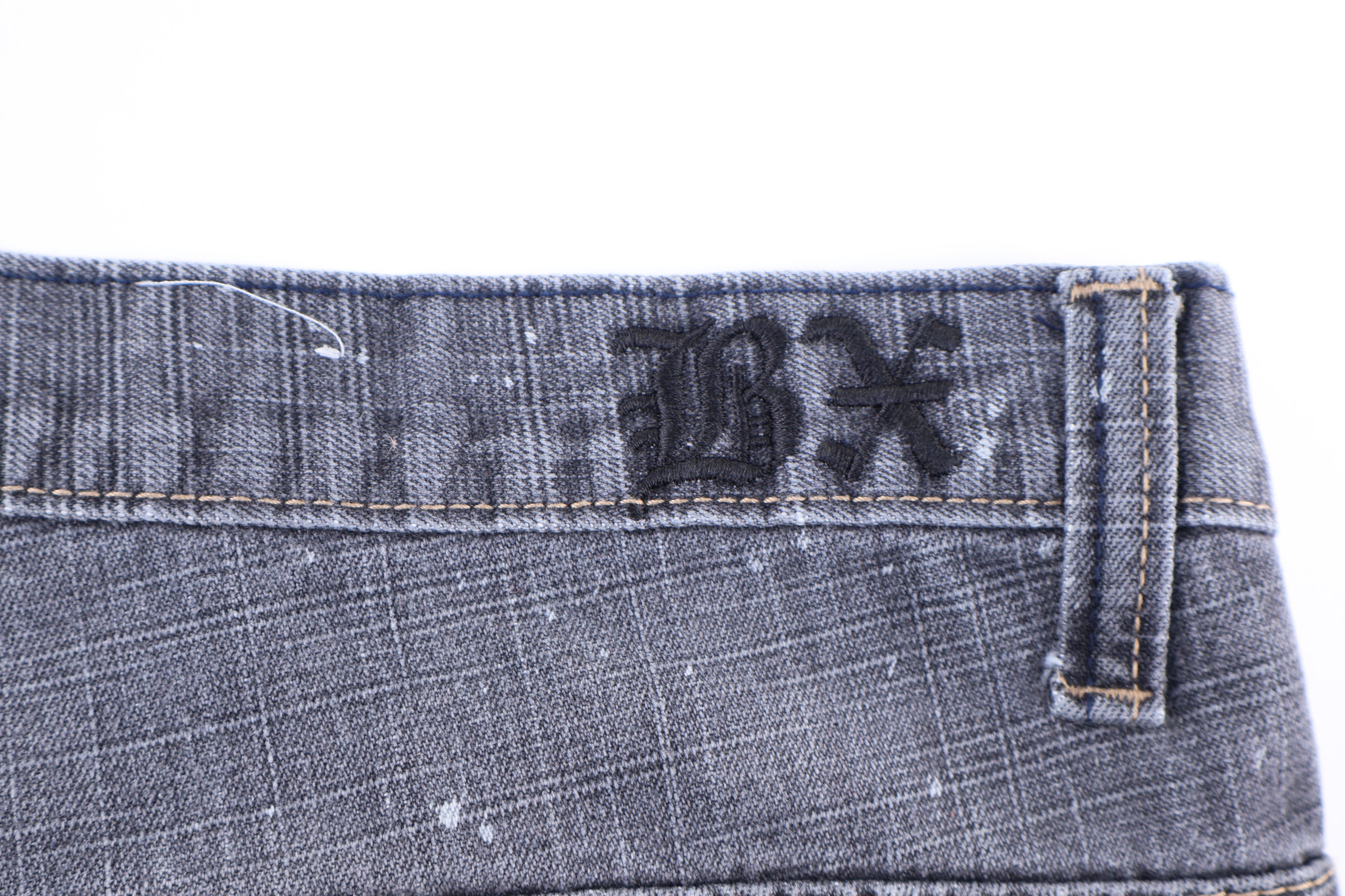 Y2K Brooklyn Xpress Dark Wash Denim Shorts - Pants/Shorts - Thrifted Threads