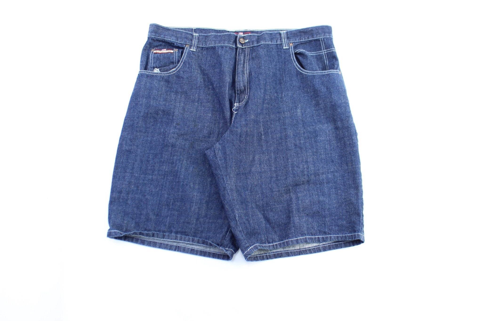 Y2K Brooklyn Xpress Denim Carpenter Shorts - Pants/Shorts - Thrifted Threads