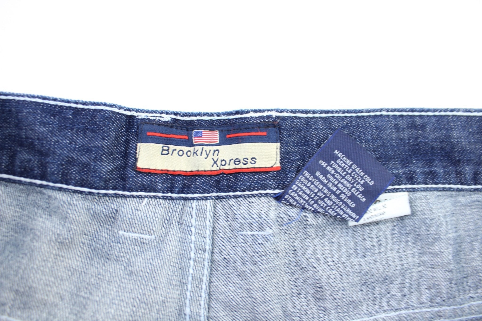 Y2K Brooklyn Xpress Denim Carpenter Shorts - Pants/Shorts - Thrifted Threads