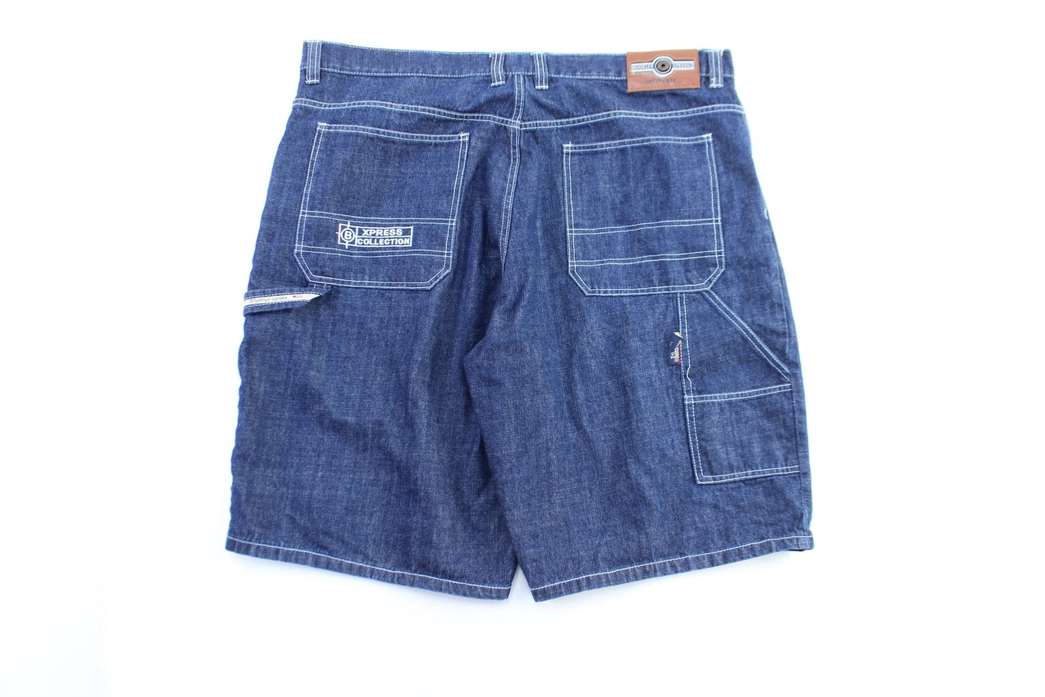 Y2K Brooklyn Xpress Denim Carpenter Shorts - Pants/Shorts - Thrifted Threads