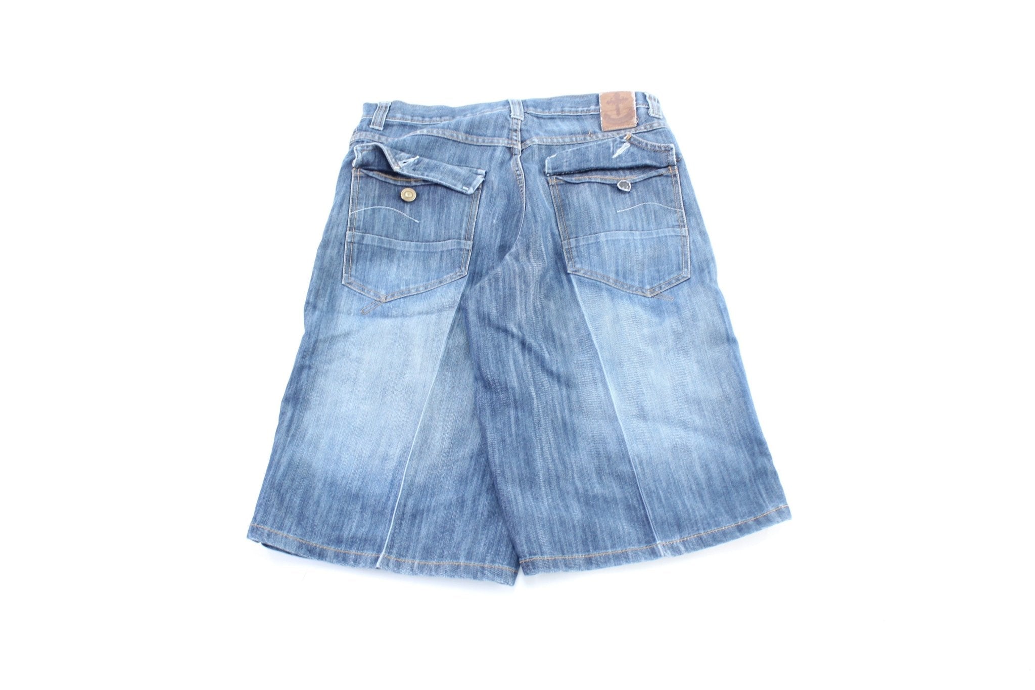 Y2K Brooklyn Xpress Denim Shorts - Pants/Shorts - Thrifted Threads