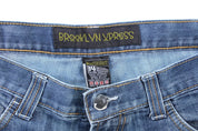Y2K Brooklyn Xpress Denim Shorts - Pants/Shorts - Thrifted Threads