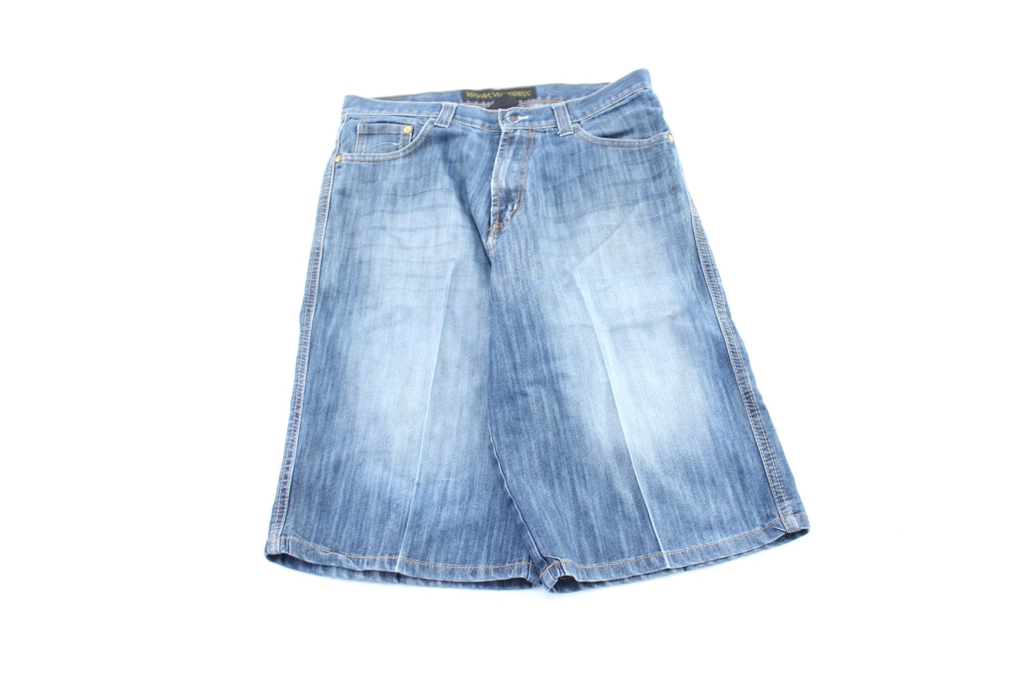 Y2K Brooklyn Xpress Denim Shorts - Pants/Shorts - Thrifted Threads