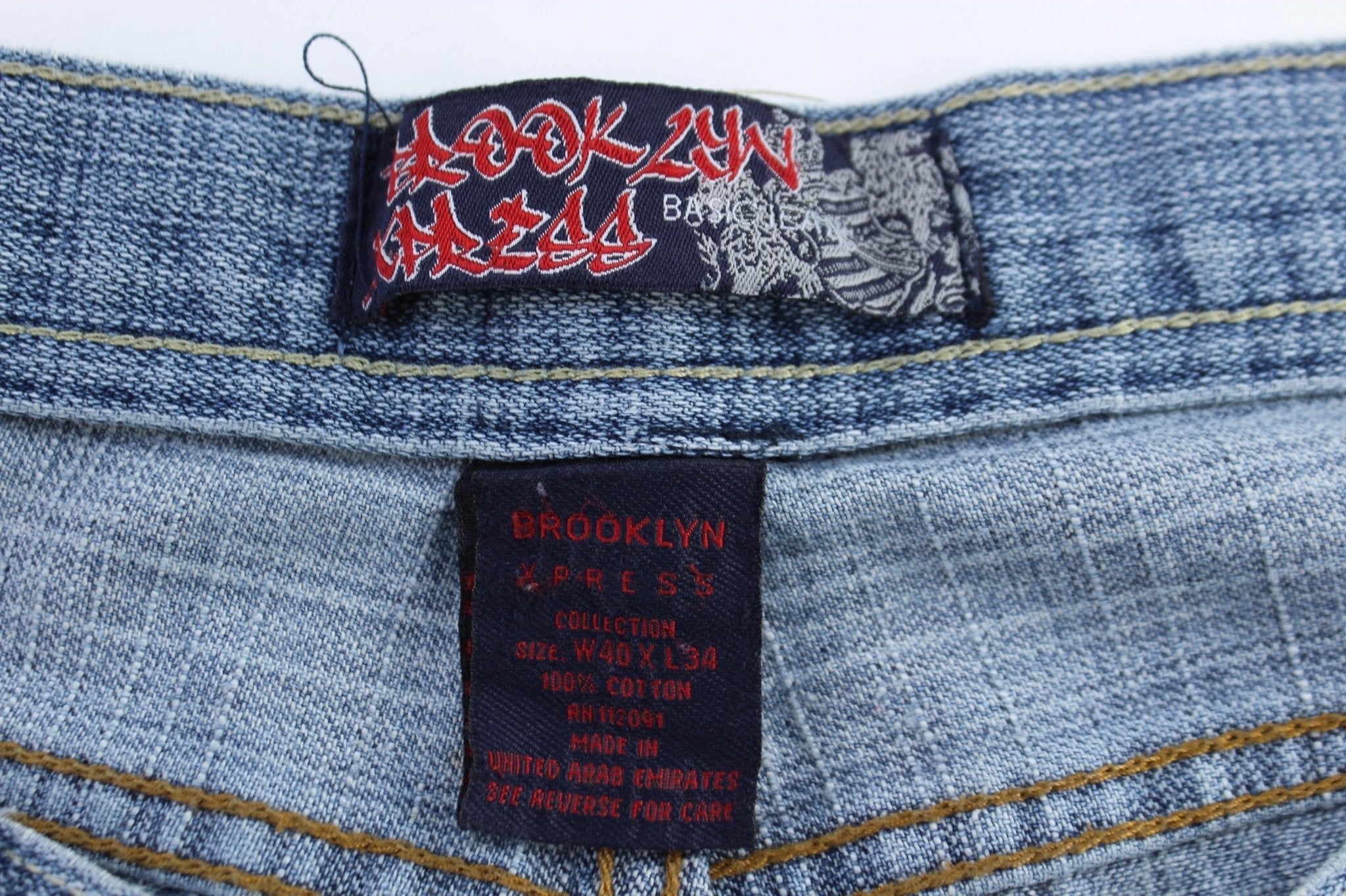 Y2K Brooklyn Xpress Light Wash Denim Jeans - Pants/Shorts - Thrifted Threads