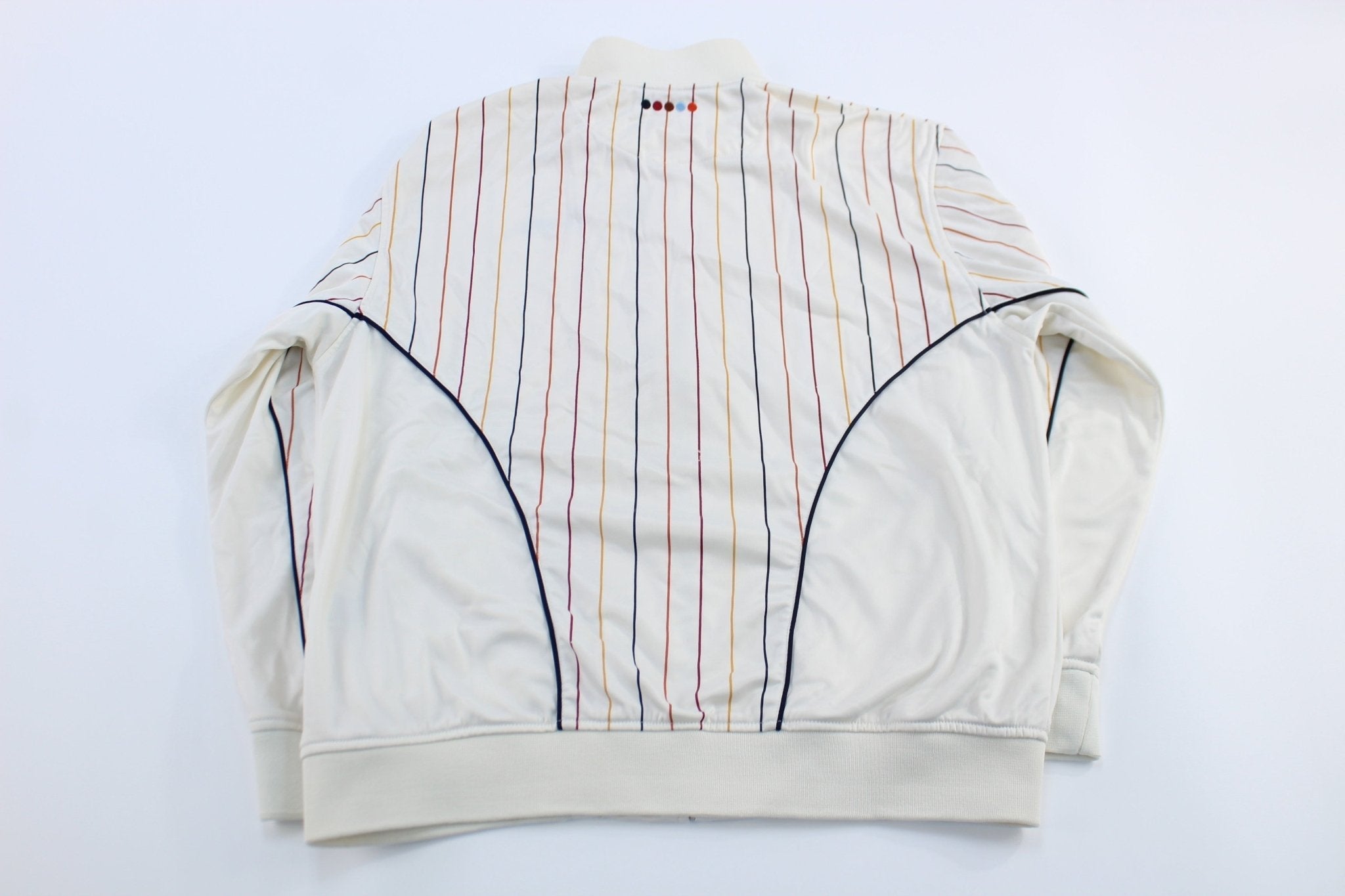 Y2K Coogi Embroidered Logo Striped Zip Up Jacket - Jacket - Thrifted Threads