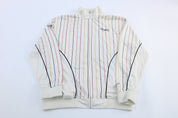 Y2K Coogi Embroidered Logo Striped Zip Up Jacket - Jacket - Thrifted Threads