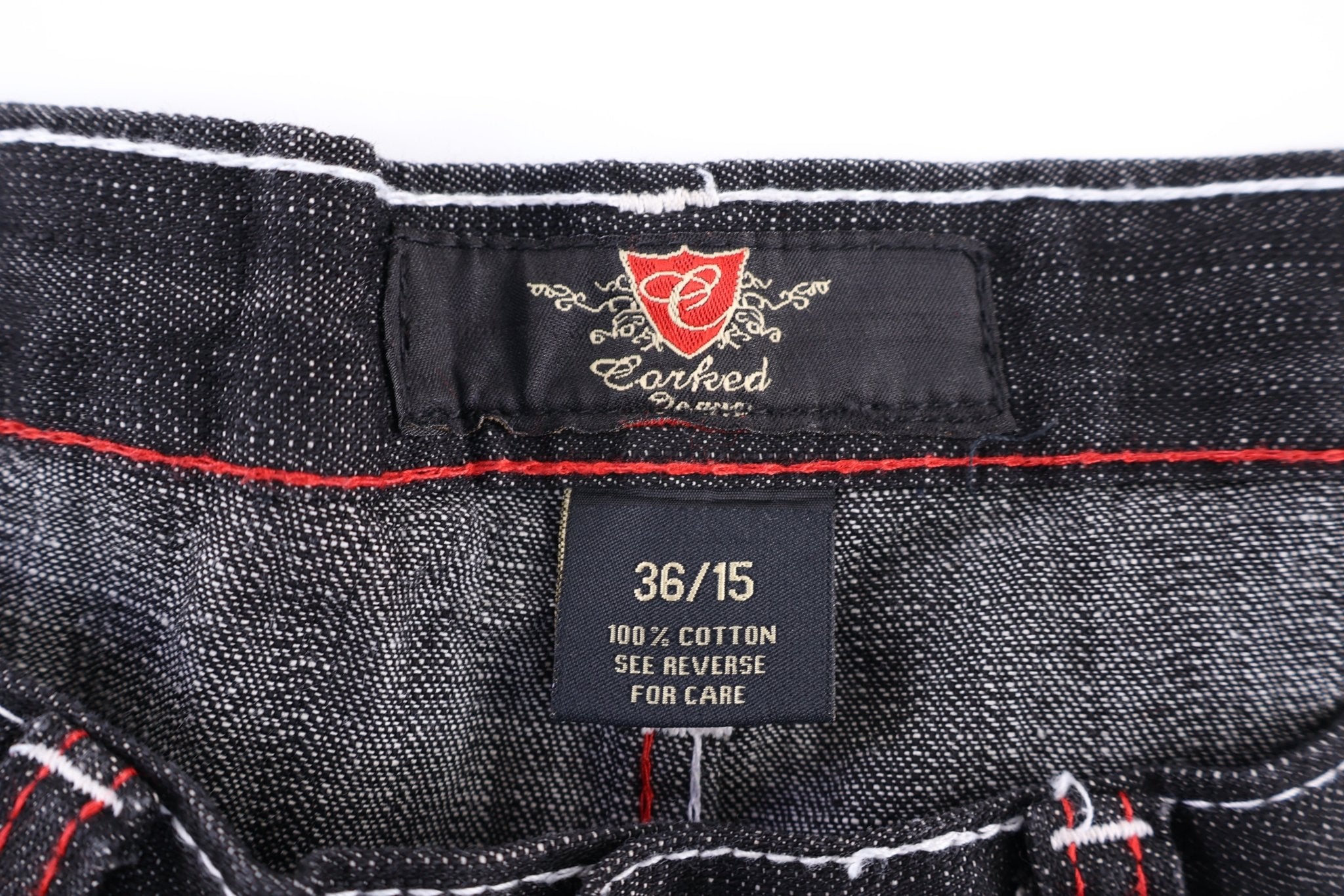 Y2K Corked Jeans Dark Wash Denim shorts - Pants/Shorts - Thrifted Threads