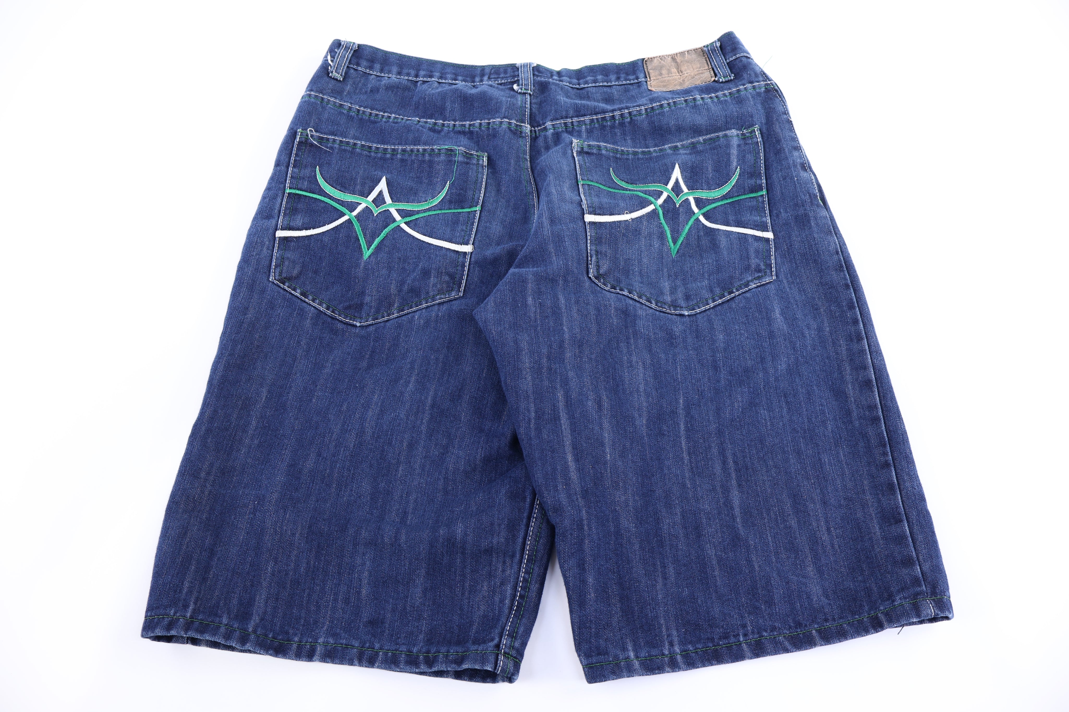 Y2K Corked Jeans Dark Wash Shorts - Pants/Shorts - Thrifted Threads